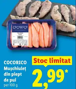 Lidl COCORICO Muschiuleţ din piept de pui Ofertă