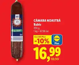 Lidl CĂMARA NOASTRĂ Babic Ofertă