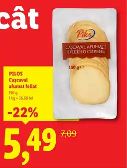 Lidl PILOS Cascaval afumat feliat Ofertă