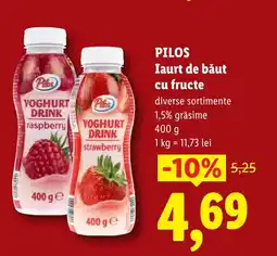 Lidl PILOS Iaurt de băut cu fructe Ofertă