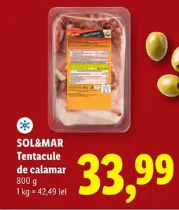 Lidl SOL&MAR Tentacule de calamar Ofertă