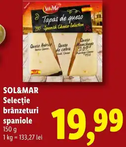Lidl SOL&MAR Selecție brânzeturi spaniole Ofertă
