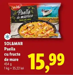 Lidl SOL&MAR Paella cu fructe de mare Ofertă