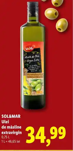 Lidl SOL&MAR Ulei de măsline extravirgin Ofertă