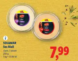 Lidl SOL&MAR Sos Aioli Ofertă