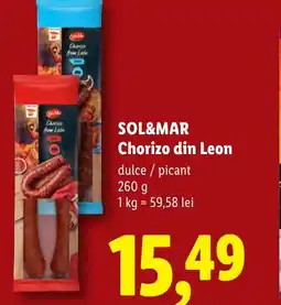 Lidl SOL&MAR Chorizo din Leon Ofertă