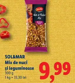 Lidl SOL&MAR Mix de nuci şi leguminoase Ofertă