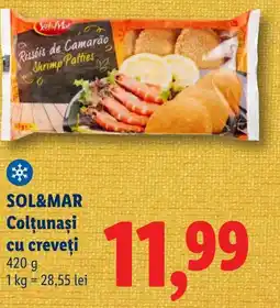 Lidl SOL&MAR Coltunasi cu creveti Ofertă