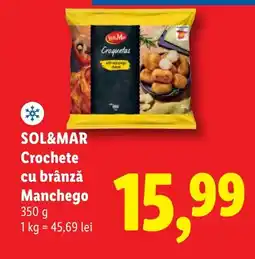 Lidl SOL&MAR Crochete cu brânză Manchego Ofertă