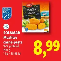 Lidl SOL&MAR Muslitos carne-peşte Ofertă