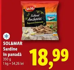 Lidl SOL&MAR Sardine în panadǎ Ofertă