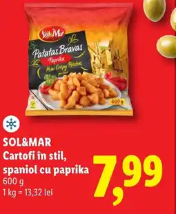 Lidl SOL&MAR Cartofi în stil, spaniol cu paprika Ofertă
