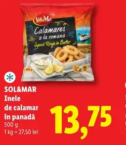 Lidl SOL&MAR Inele de calamar în panadǎ Ofertă
