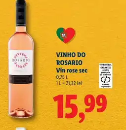 Lidl VINHO DO ROSARIO Vin rose sec Ofertă