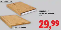 Lidl SILVERCREST Tocător din bambus Ofertă