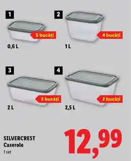 Lidl SILVERCREST Caserole Ofertă