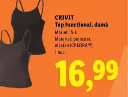 Lidl CRIVIT Top funcțional, damă Ofertă
