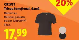 Lidl CRIVIT Tricou funcțional, damă Ofertă