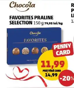 Penny Chocola Favorites Praline Selection Ofertă