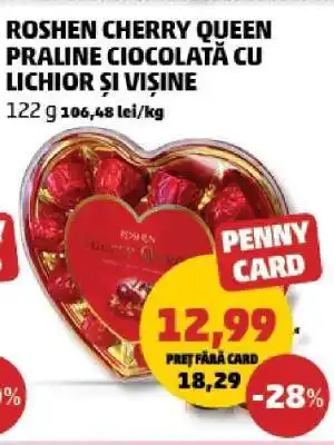 Penny Roshen Cherry Queen Praline Ciocolată cu Lichior și Vișine Ofertă