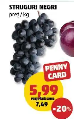 Penny Struguri negri Ofertă
