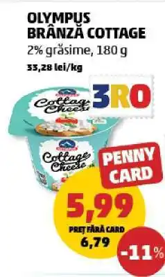 Penny OLYMPUS Brânză Cottage Ofertă