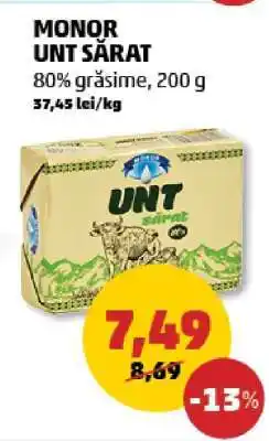 Penny MONOR UNT SĂRAT Ofertă