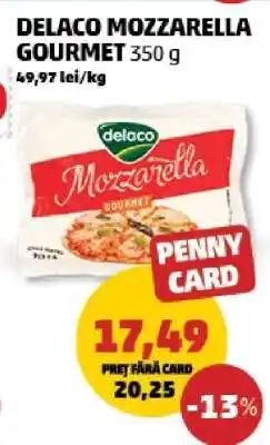 Penny DELACO MOZZARELLA GOURMET 350 g Ofertă