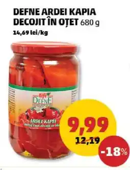 Penny DEFNE ARDEI KAPIA DECOJIT ÎN OȚET 680 g Ofertă