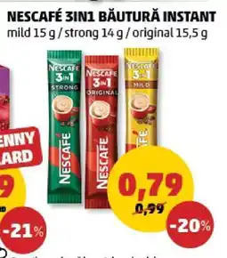 Penny NESCAFÉ 3IN1 BĂUTURĂ INSTANT Ofertă