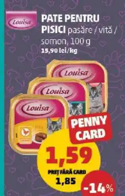 Penny PATE PENTRU PISICI Ofertă