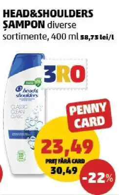 Penny HEAD & SHOULDERS Şampon Ofertă