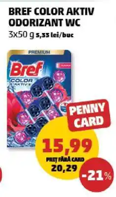 Penny BREF COLOR AKTIV ODORIZANT WC Ofertă