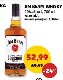 Penny JIM BEAM WHISKY Ofertă