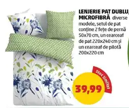 Penny Lenjerie Pat Dublu Microfibră Ofertă