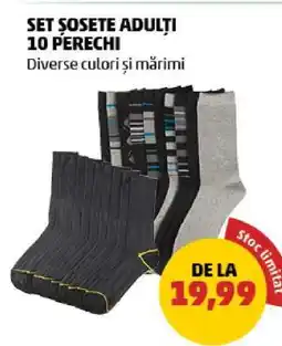 Penny Set Șosete Adulți 10 Perechi Ofertă