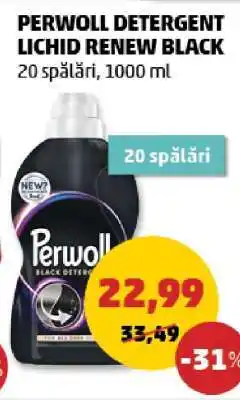 Penny PERWOLL DETERGENT LICHID RENEW BLACK Ofertă
