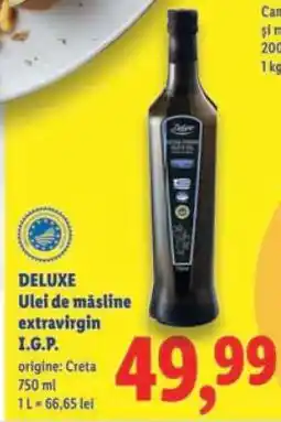 Lidl DE LUXE Ulei de măsline extravirgin I.G.P Ofertă