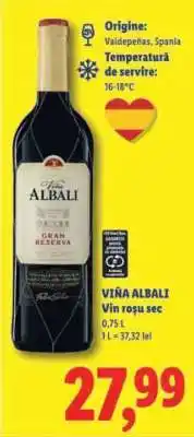 Lidl Viña Albali Ofertă