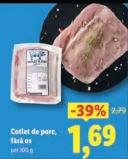 Lidl Cotlet de porc fără os Ofertă