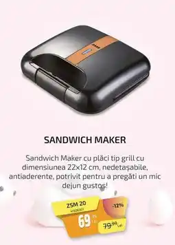 Carrefour Sandwich Maker Ofertă