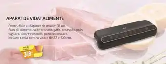 Aparat de vidat alimente