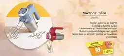 Carrefour Mixer de mână ZHM 15 Ofertă