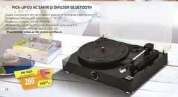Carrefour Pick-up cu ac safir și difuzor Bluetooth Ofertă