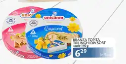 Unicarm BRANZA TOPITA TRIUNGHI DIV SORT cutie Ofertă