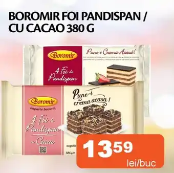 Unicarm Boromir foi pandispan/ cu cacao Ofertă