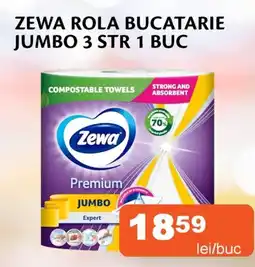 Unicarm Zewa rola bucatarie jumbo Ofertă