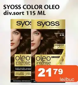 Unicarm Syoss color oleo Ofertă