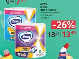 Selgros ZEWA Jumbo Rola de hârtie Ofertă