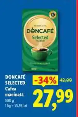 Lidl DONCAFÉ Selected Cafea măcinată Ofertă